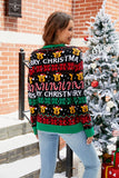 Women's Loose-Style Elk Christmas Sweater