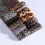 Leopard Print Nail Foil Stickers for DIY Manicure