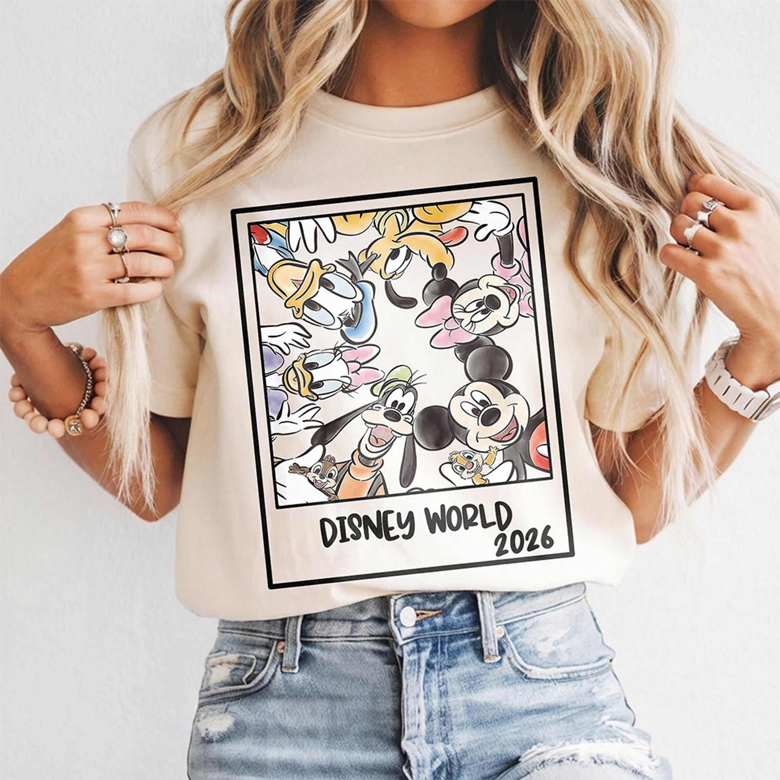 Vintage Disneyworld Mickey And Friends Summer Shirt