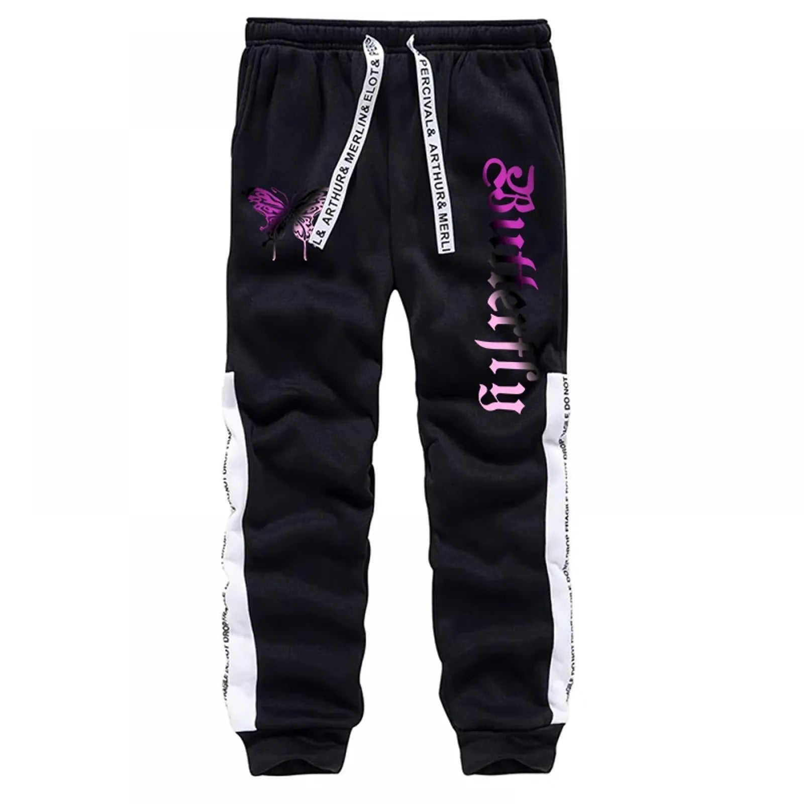 Girls Urban Fashion Loose Hoodie with Letter Print