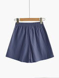 High Waisted Casual Linen Shorts for Women