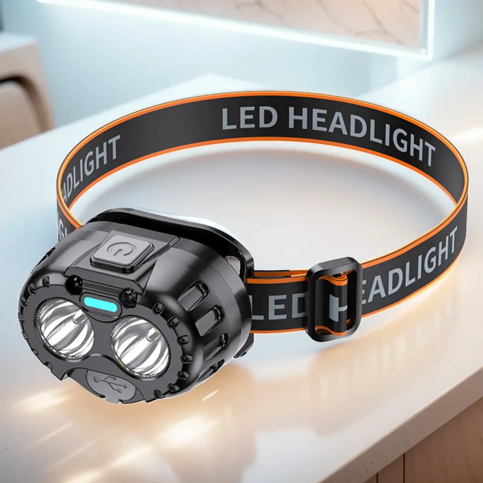 Powerful Waterproof LED Headlamp for Outdoor Activities