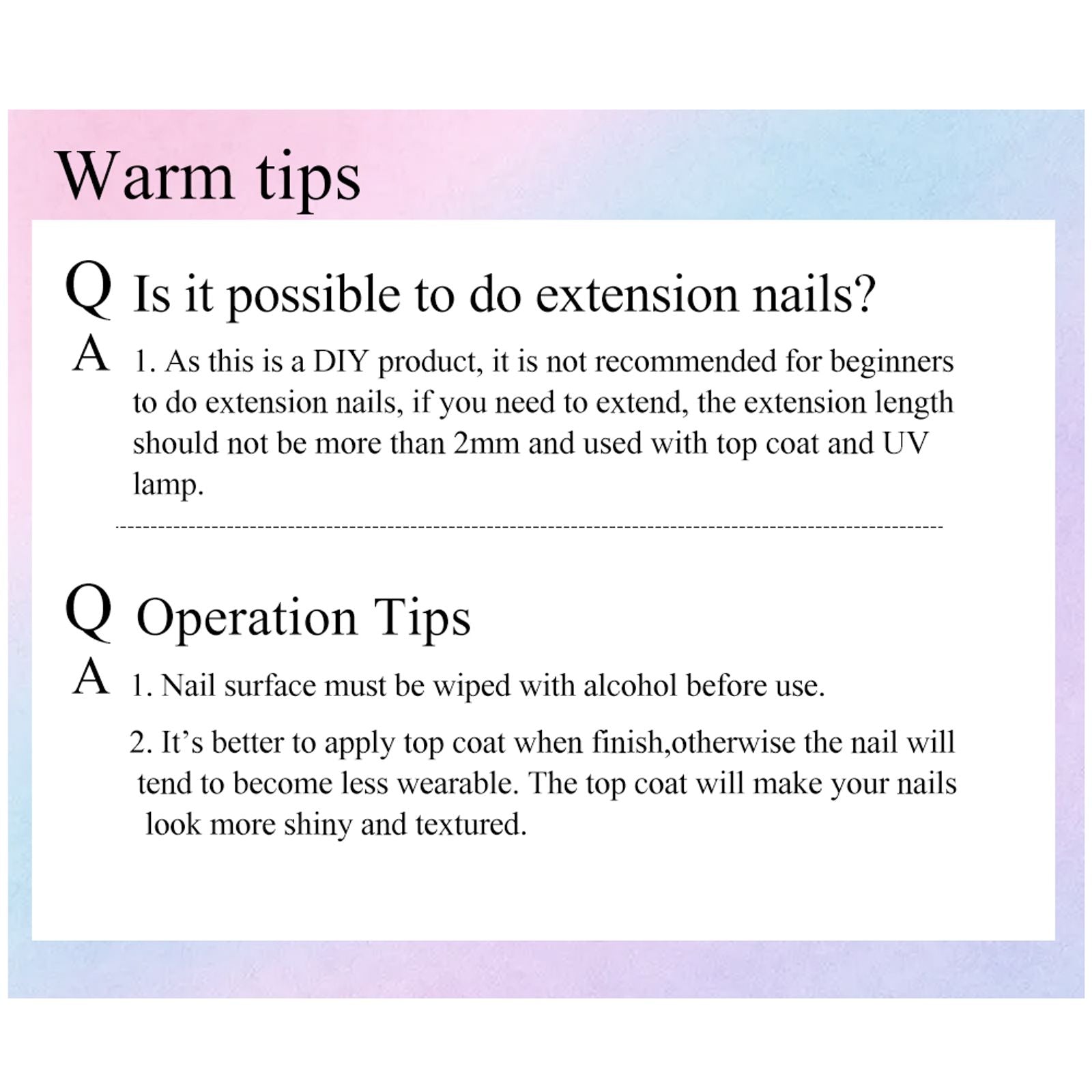 16 Tips Semi-Cured Gel Nail Stickers - Long-Lasting Colors