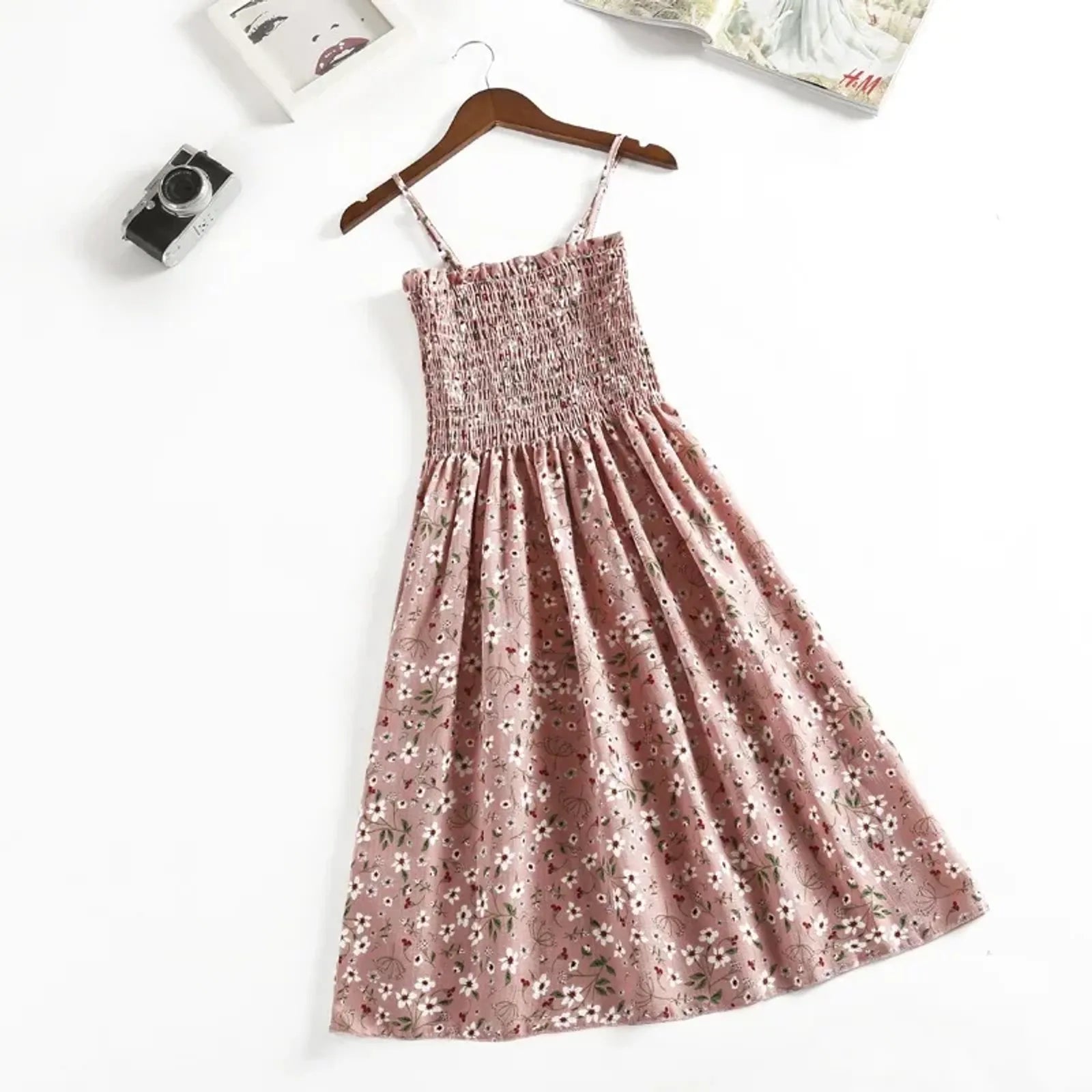 Summer Chiffon Sleeveless Mini Dress for Women