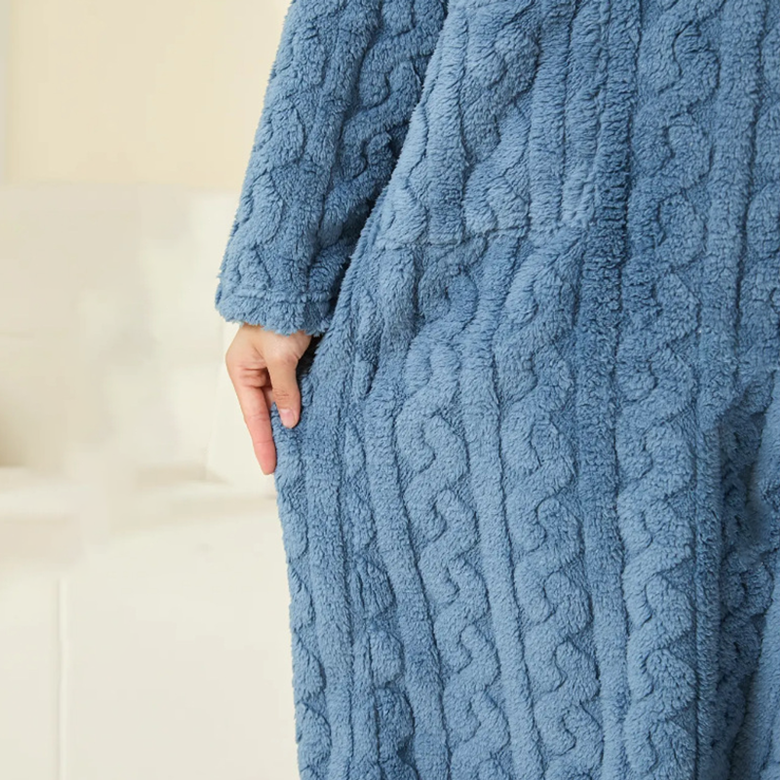 Thickened Warm Winter Pajamas Set for Women