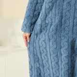 Thickened Warm Winter Pajamas Set for Women