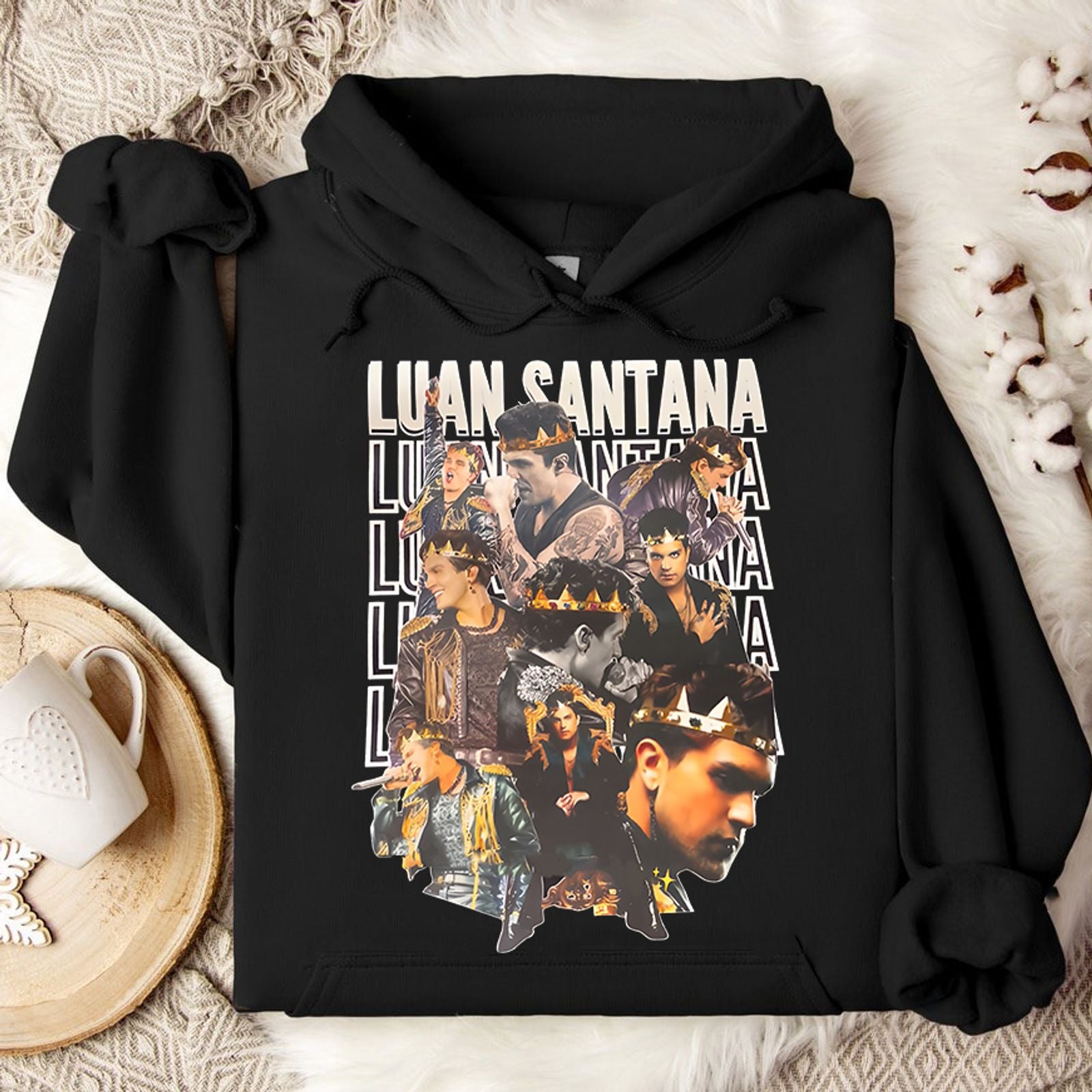 Luan Santana Oversized Graphic Hoodie for Men and Women