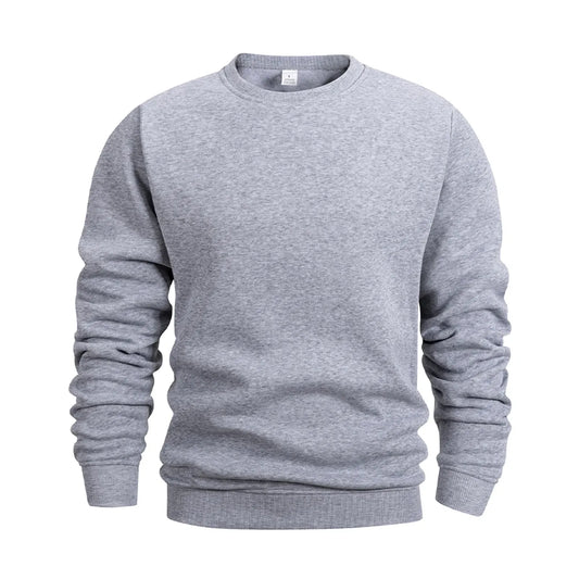 Men's Fleece Crew Neck Hoodie for Autumn & Winter