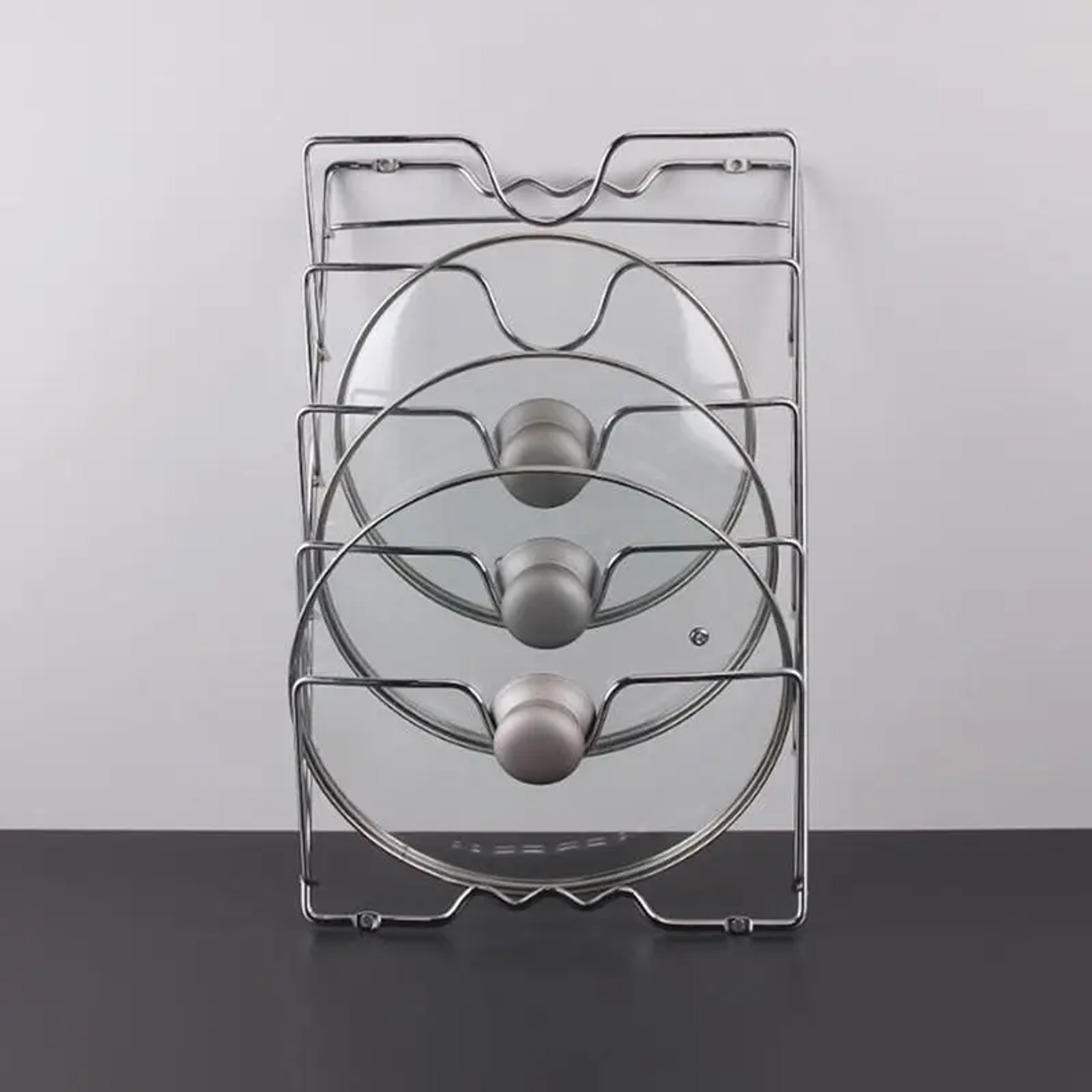 Five-Layer Kitchen Organizer Rack for Pot Lids