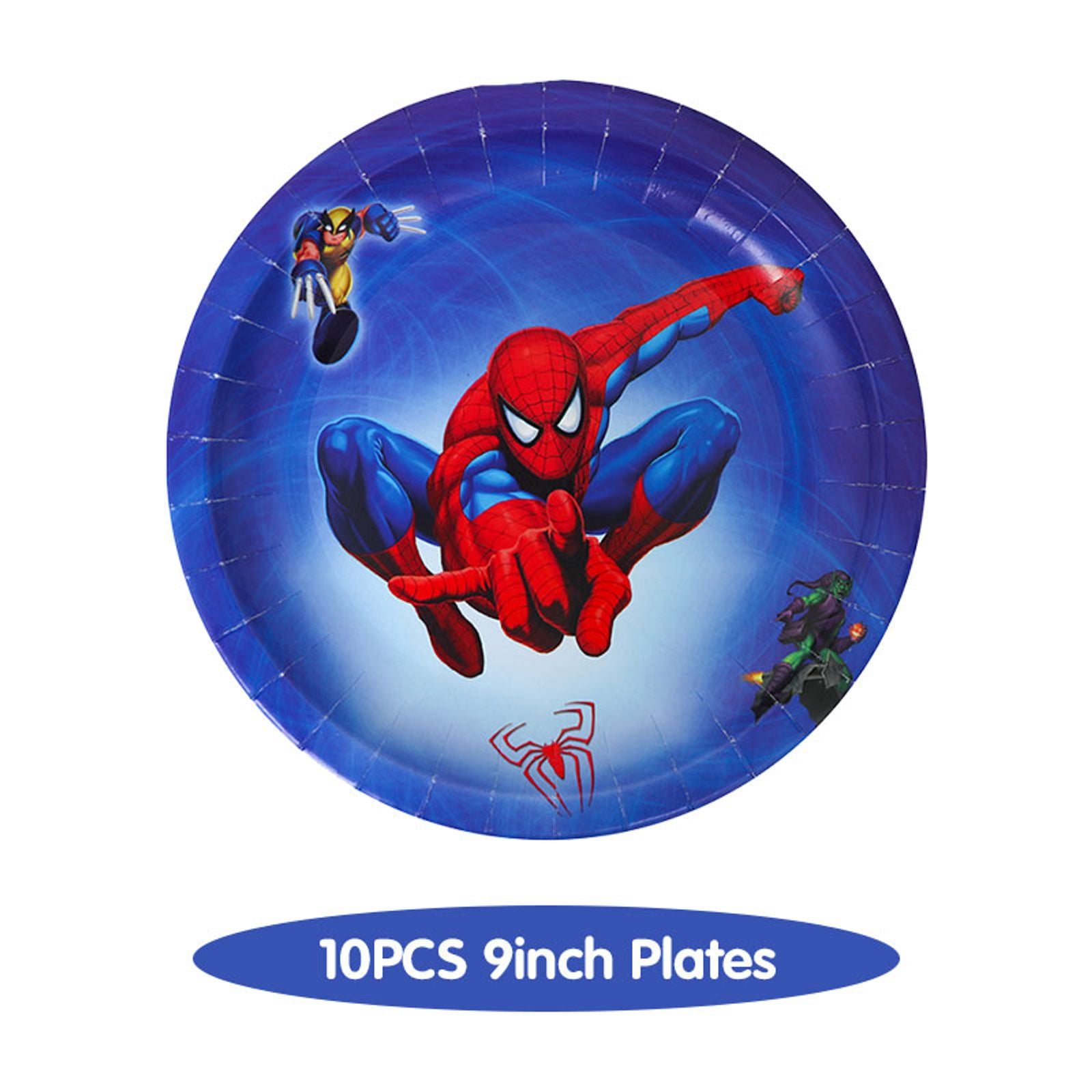 Spiderman Birthday Tableware Set for Kids