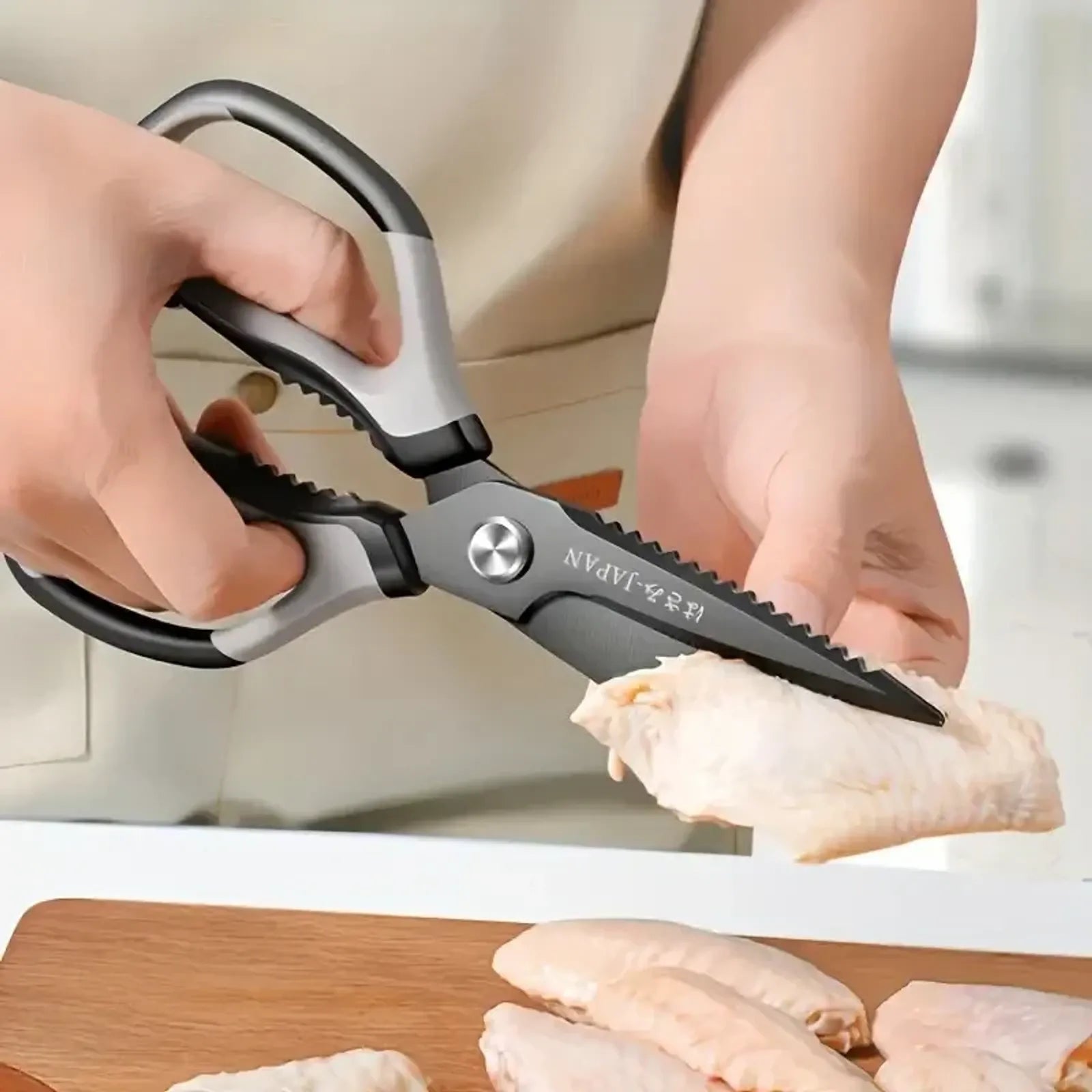 Kitchen Stainless Steel Scissors for Cooking and Barbecue