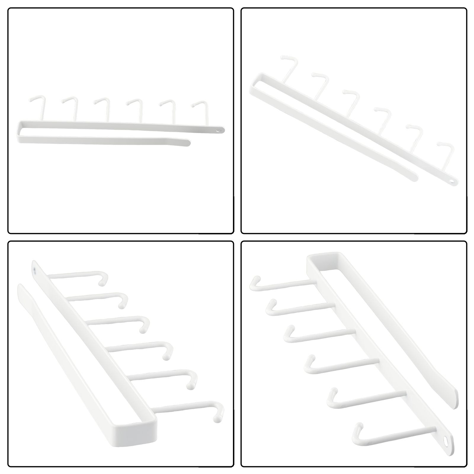 Multifunctional 6 Hook Coffee Mug Holder