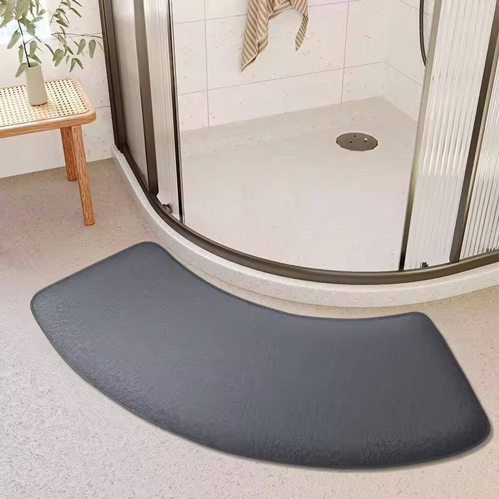 Super Absorbent Anti-Slip Coral Velvet Bath Mat