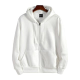 Men's Casual Zipper Hoodie - Long Sleeve Sweatshirt