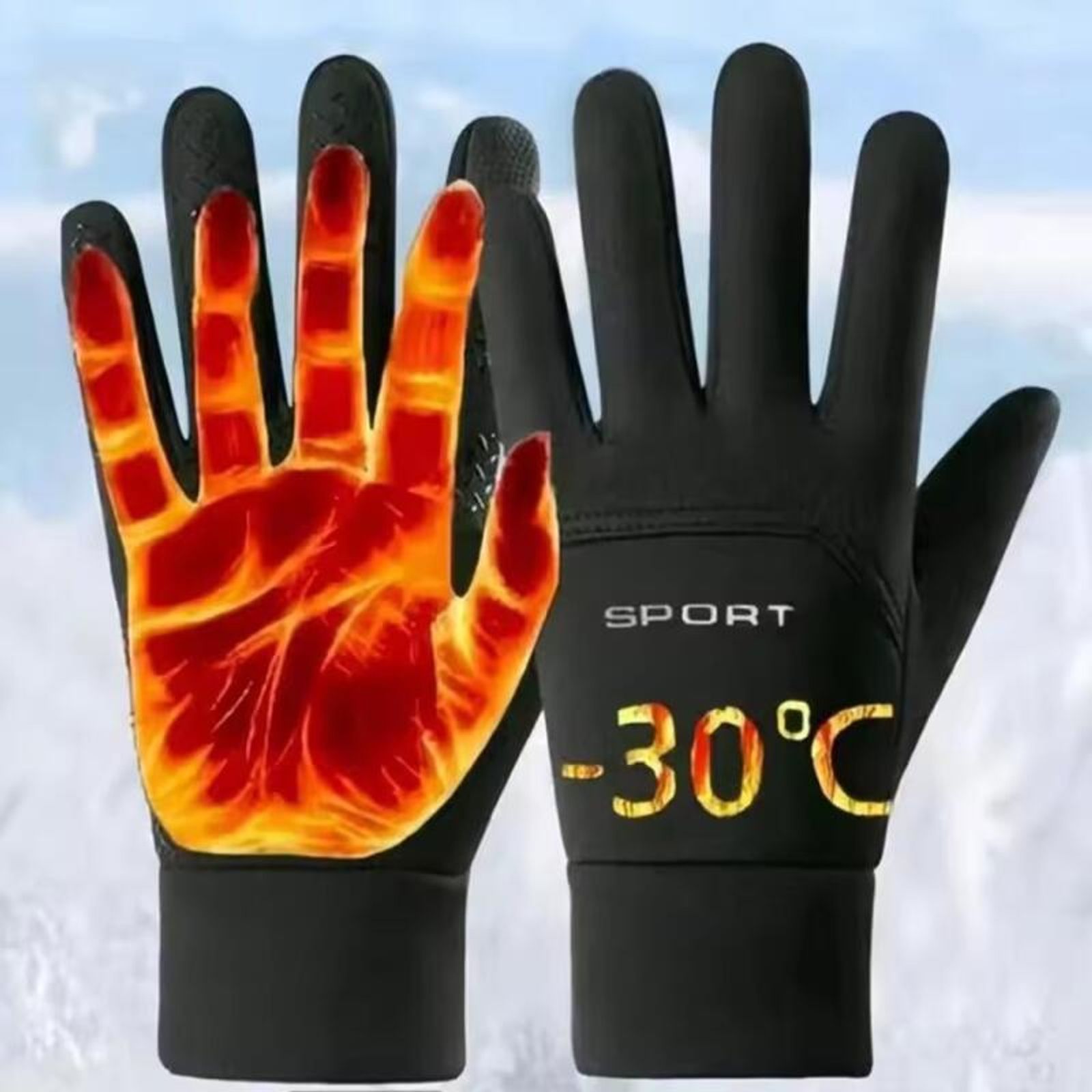 Men's Touch Screen Motorcycle Riding Gloves