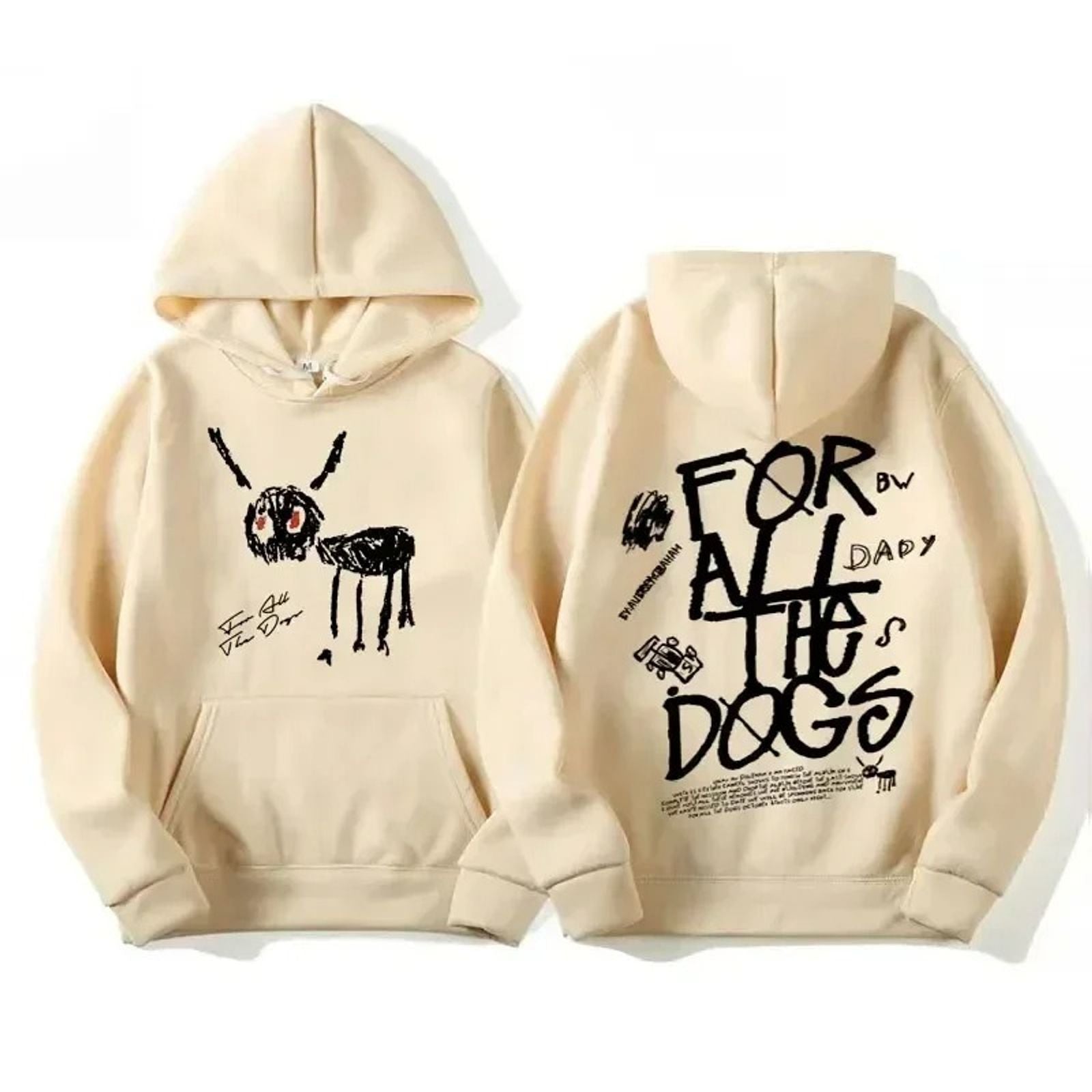 Drake All The Dogs Graphic Oversized Hoodie