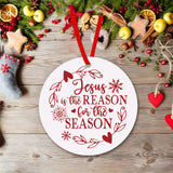 Jesus Is The Reason For The Season Christmas Ornament