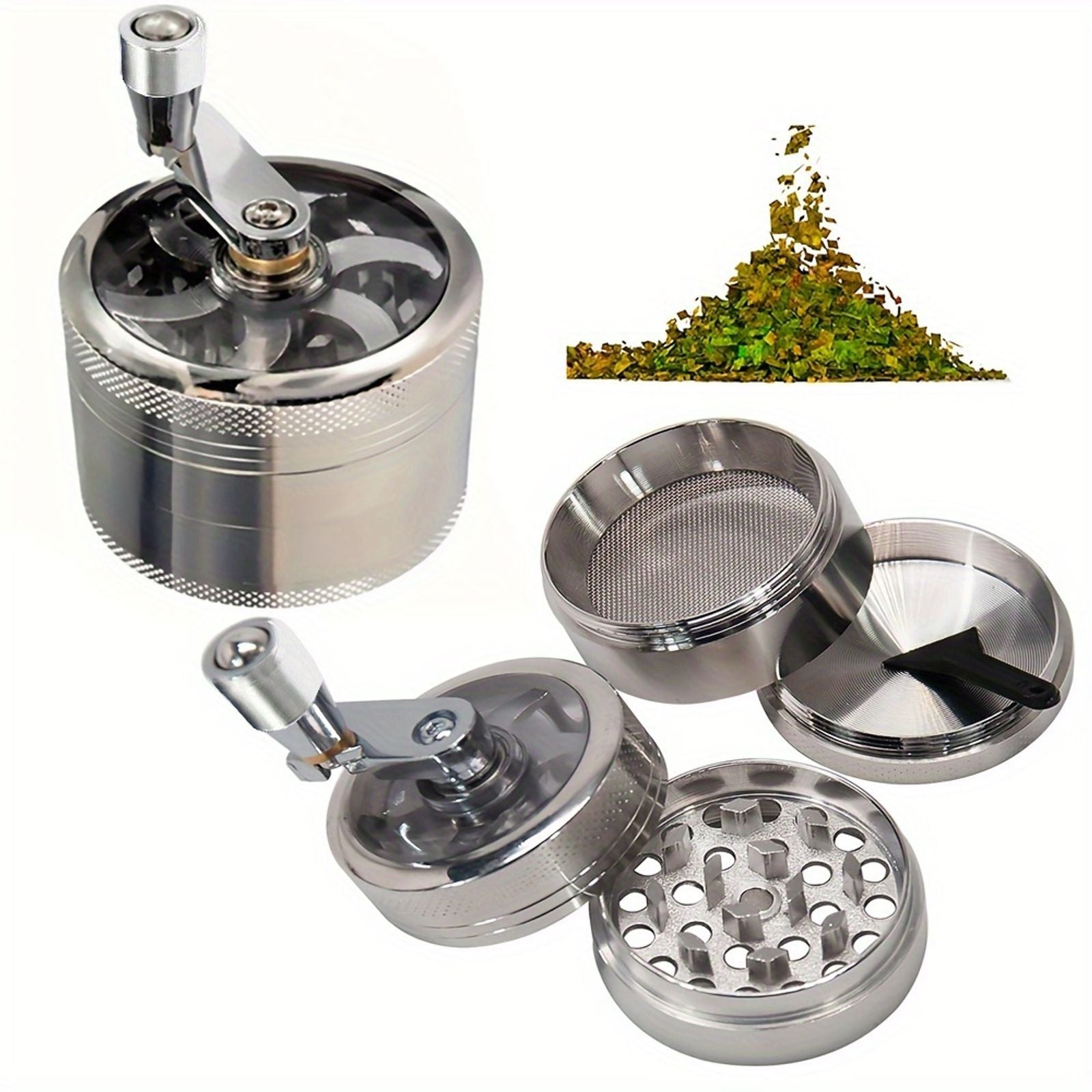 Nut and Spice Grinder for Nutmeg, Ginger, Salt, and Pepper