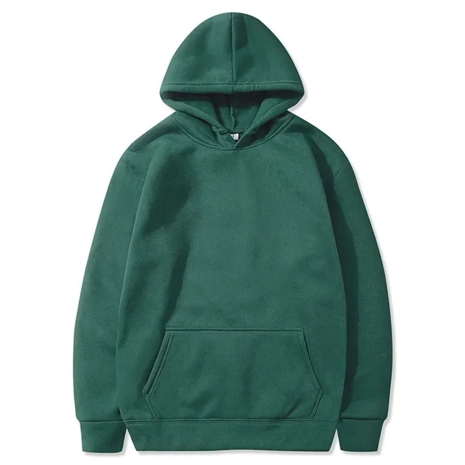 Men's and Women's Hooded Solid Color Sweatshirt