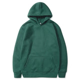 Men's and Women's Hooded Solid Color Sweatshirt