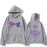 Ghost Skull Print Hooded Sweatshirt for Men and Women