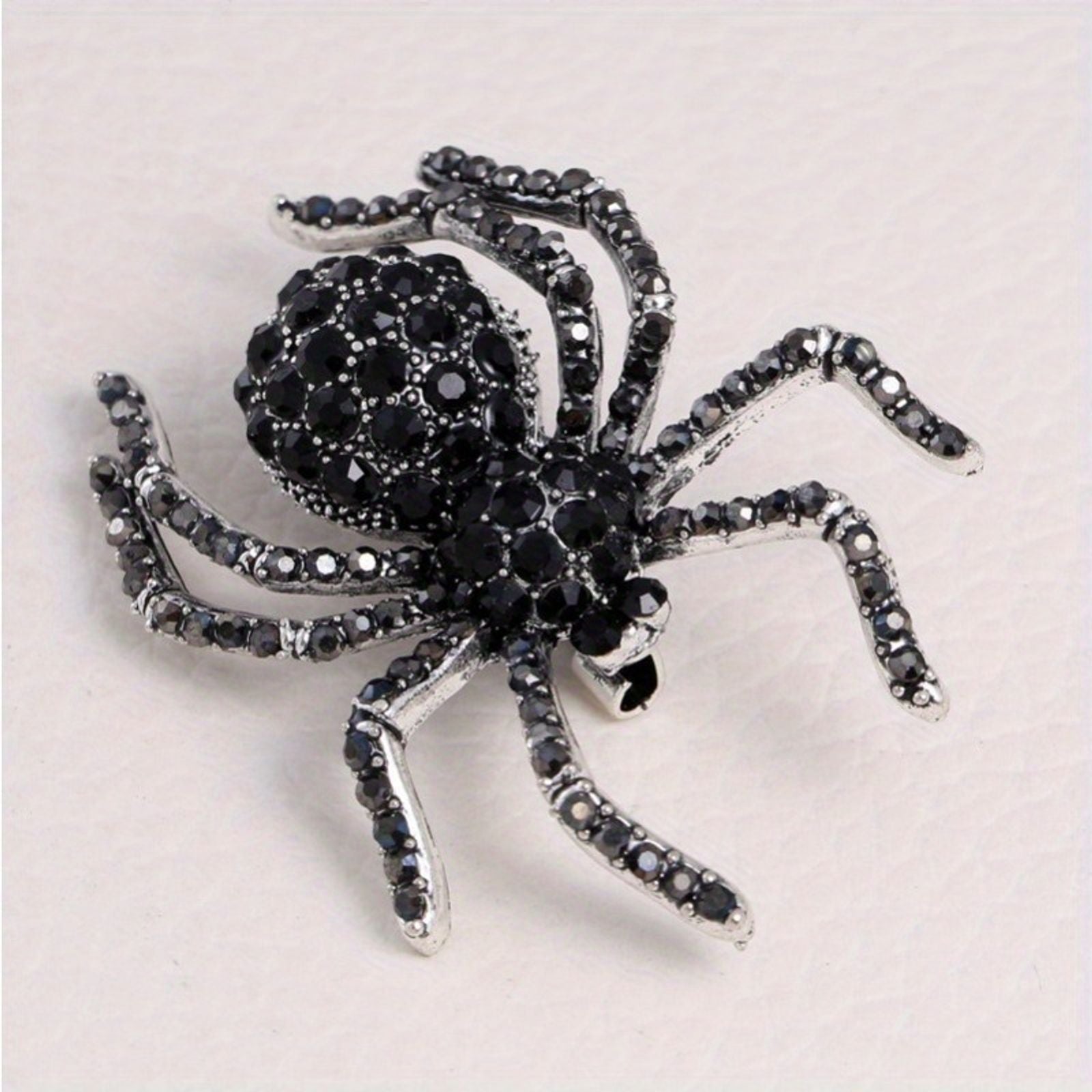 Vintage Women’s Spider Brooch Insect Pin for Coats & Sweaters