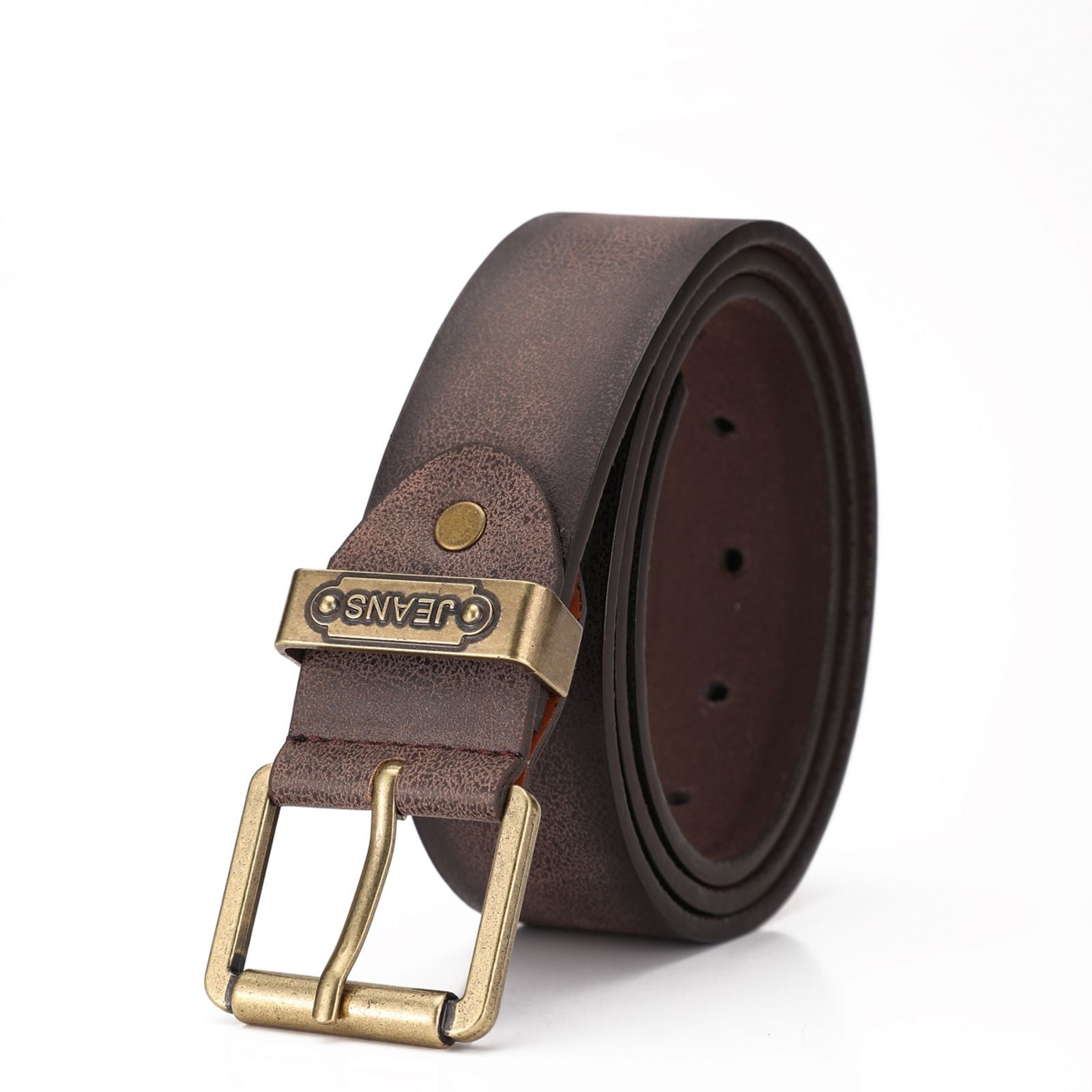 Western-Style PU Leather Belt for Men and Women