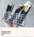 Diamond Patterned Mirror Cabinet Storage Box