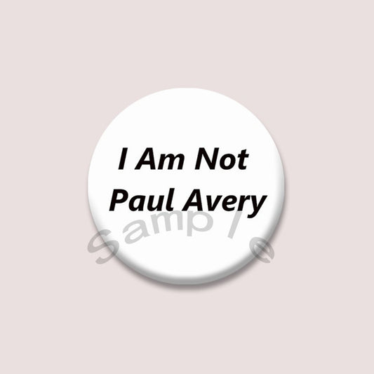 I Love Horror Movies Cartoon Round Brooches