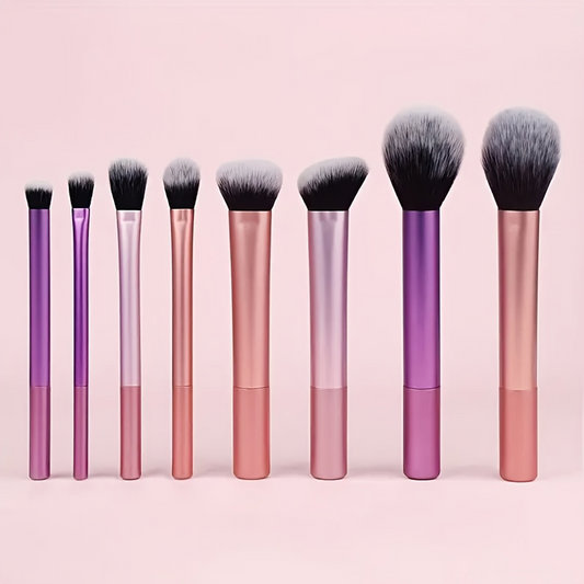8pcs Soft Synthetic Makeup Brush Kit