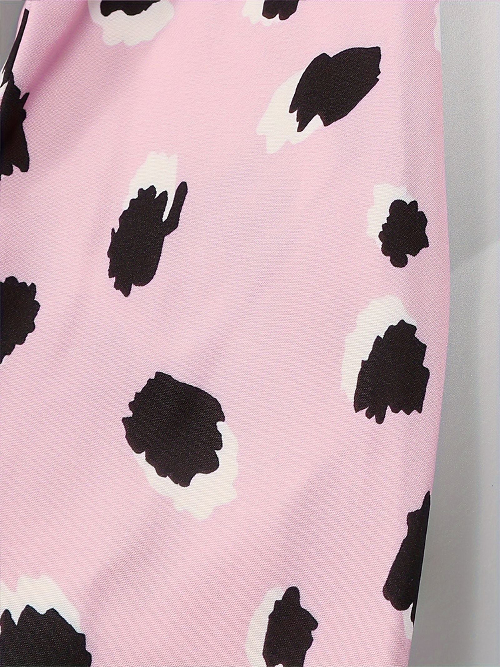 Ladies Vintage Ruffle Long Sleeve V Neck Top