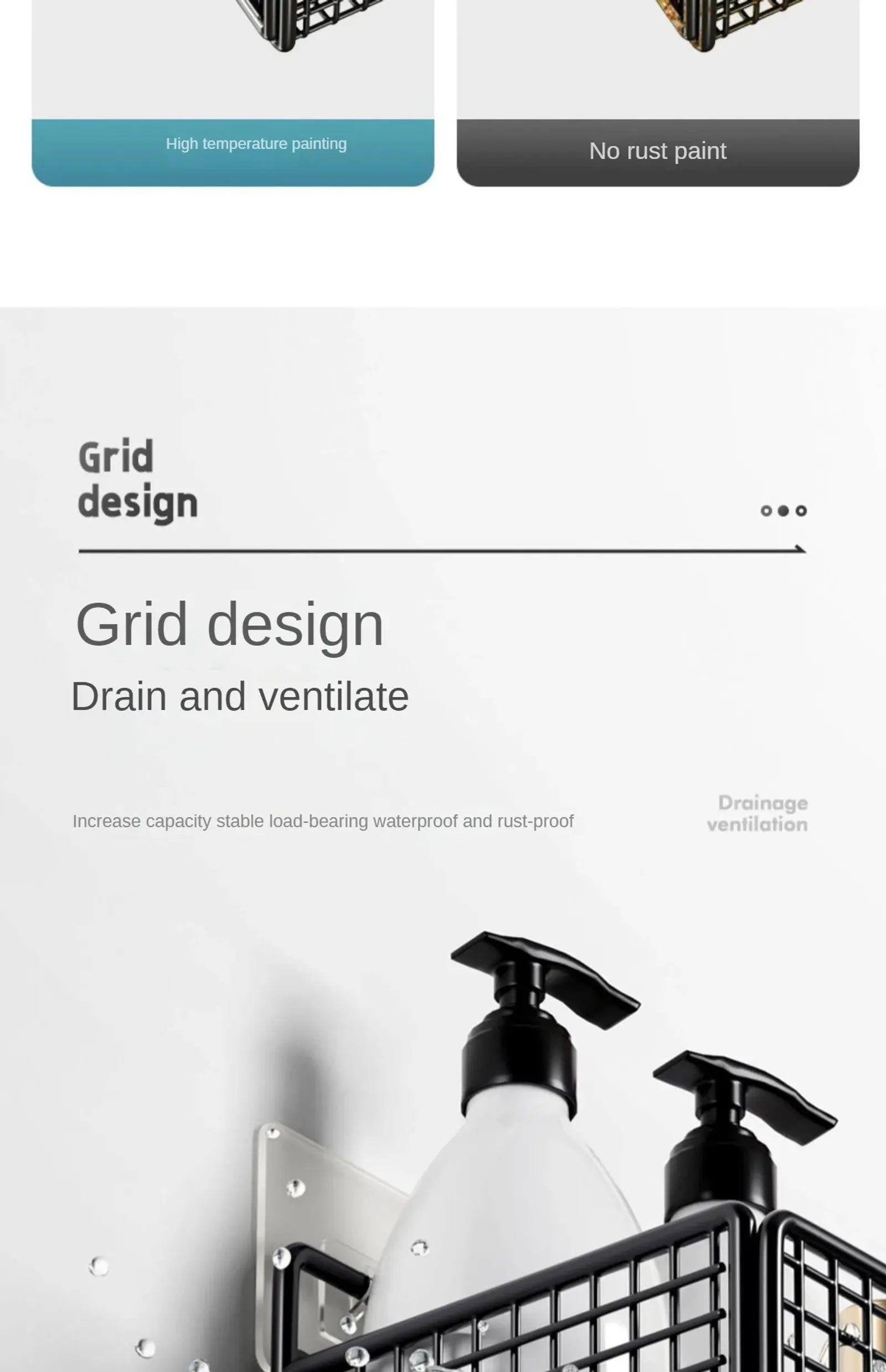 Multifunctional Bathroom Organiser Shelf