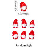 Cute Mini Resin Gnomes Christmas Figurines for DIY Decor