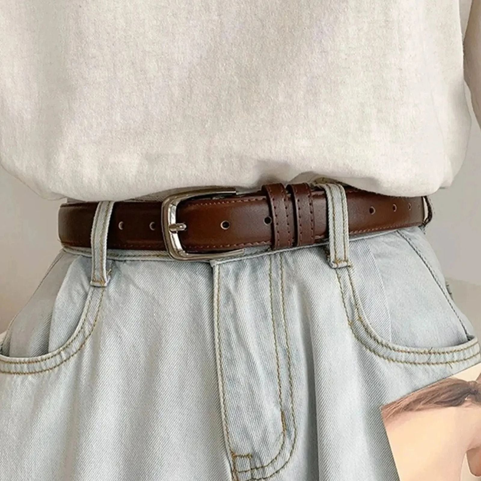 Women's Versatile Soft Belt for Jeans and Trousers