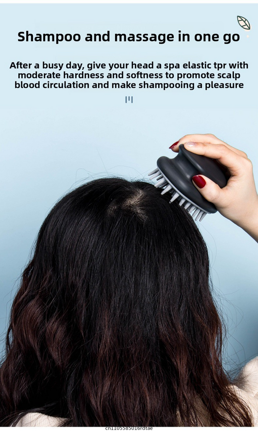 Scalp Massager and Hair Growth Silicone Brush