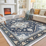 Elegant Non-Slip Classical Style Rug for Living Room and Bedroom
