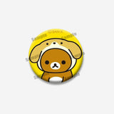 Cute Rilakkuma Kawaii Bear Brooch Custom Button Pin