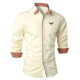 Men's Long Sleeve Button-Up Dress Shirt