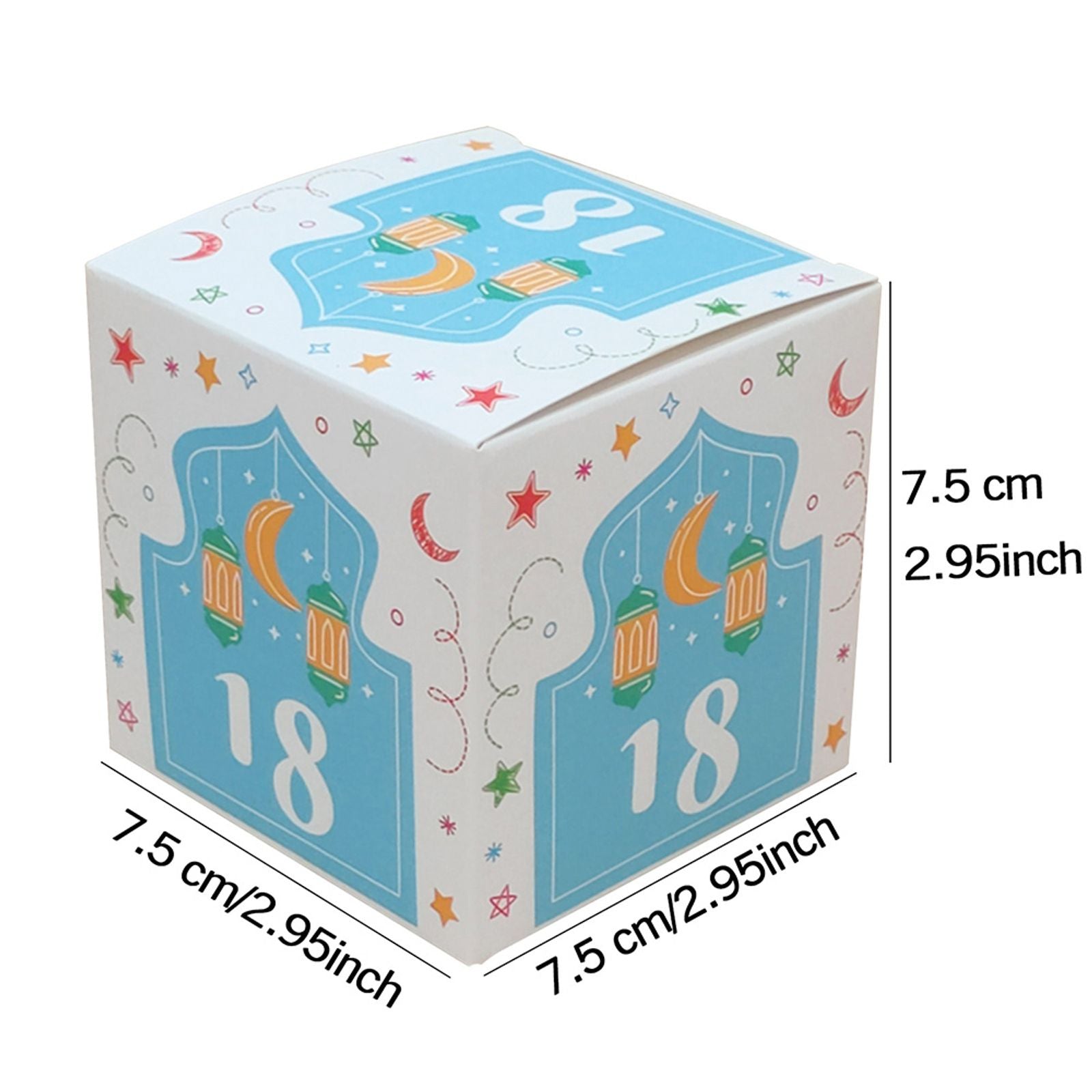 30pcs Eid Mubarak Candy Box Calendar 2026