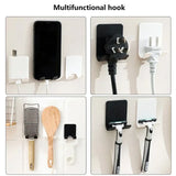 Bathroom Razor Holder Rack - Punch-Free Storage Hook