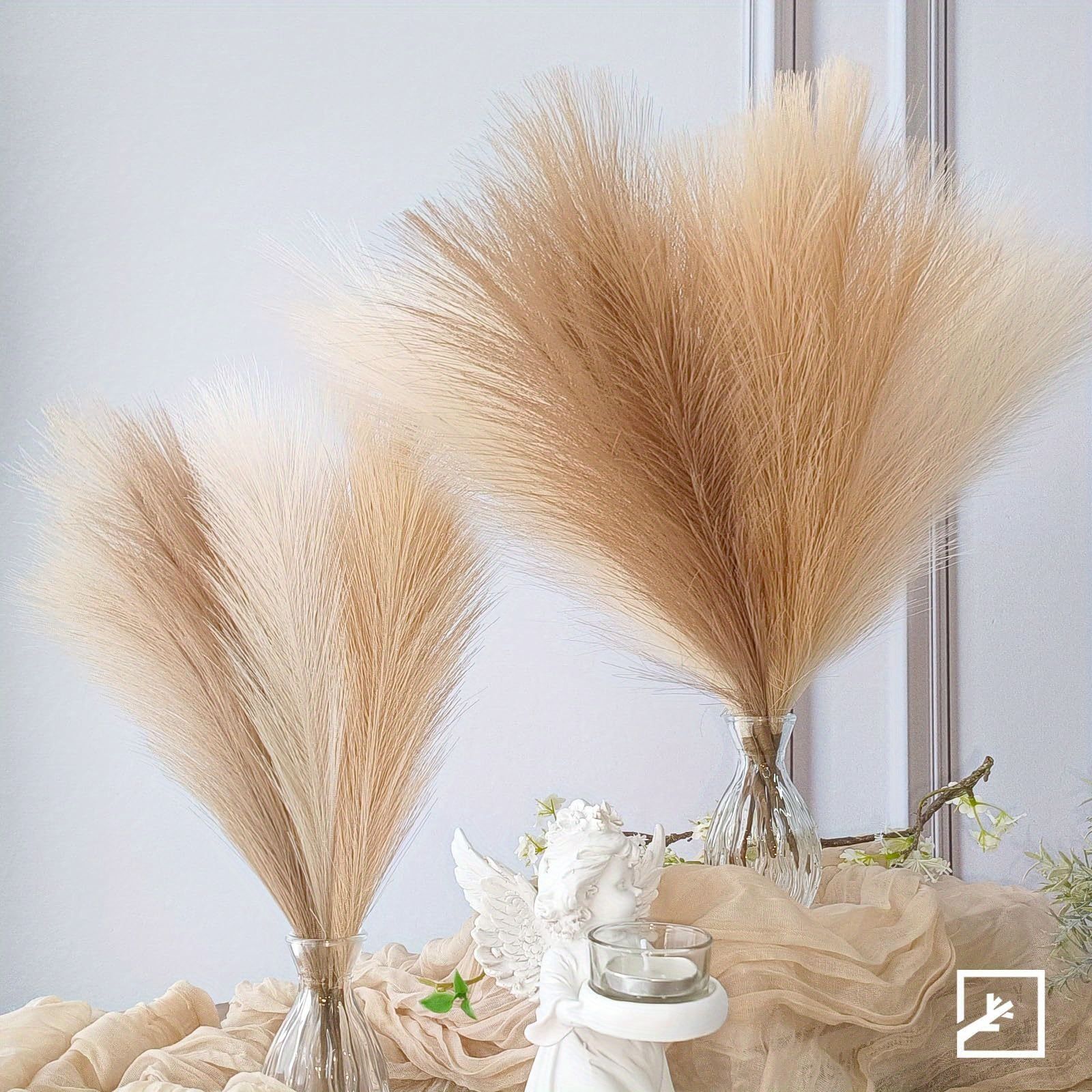 6PCS Artificial Pampas Grass for Floral Arrangements