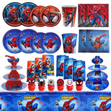 Spiderman Birthday Tableware Set for Kids