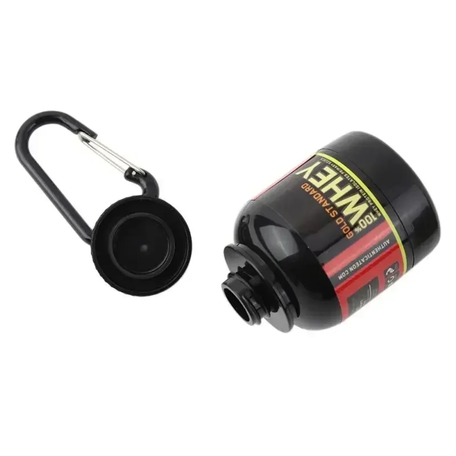 Portable Mini Protein Powder Bottle with Keychain
