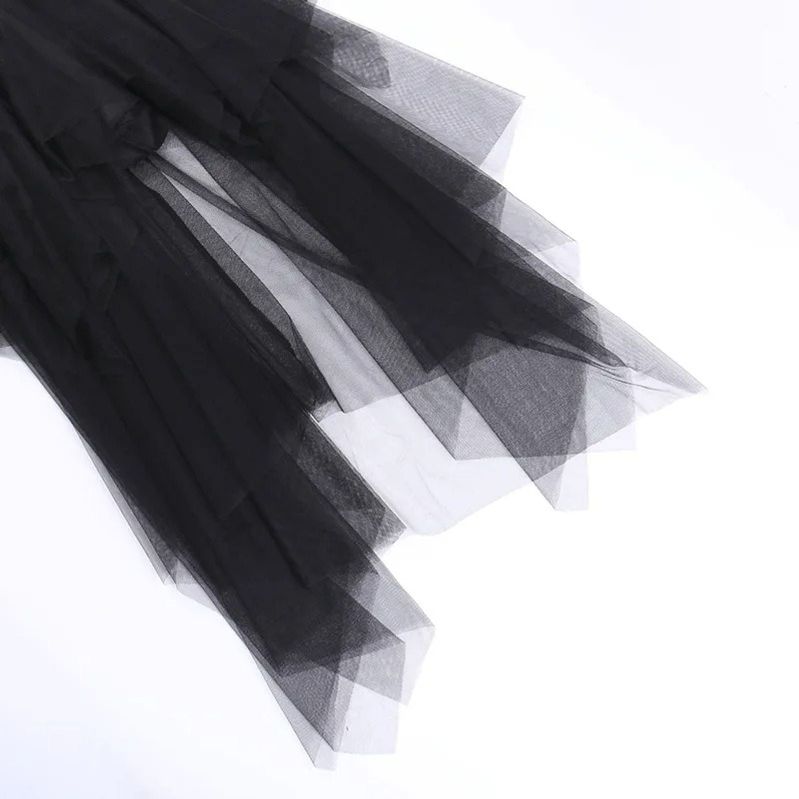 High-Waisted Irregular Skirt for Women - Gothic Style