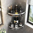Aluminum Alloy Bathroom Shelf Organizer - No Drill