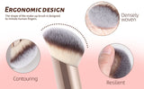 3 PCS Double-Ended Kabuki Brush Set for Makeup Blending