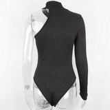 Candyhot Sexy Single Shoulder Bodysuit for Women
