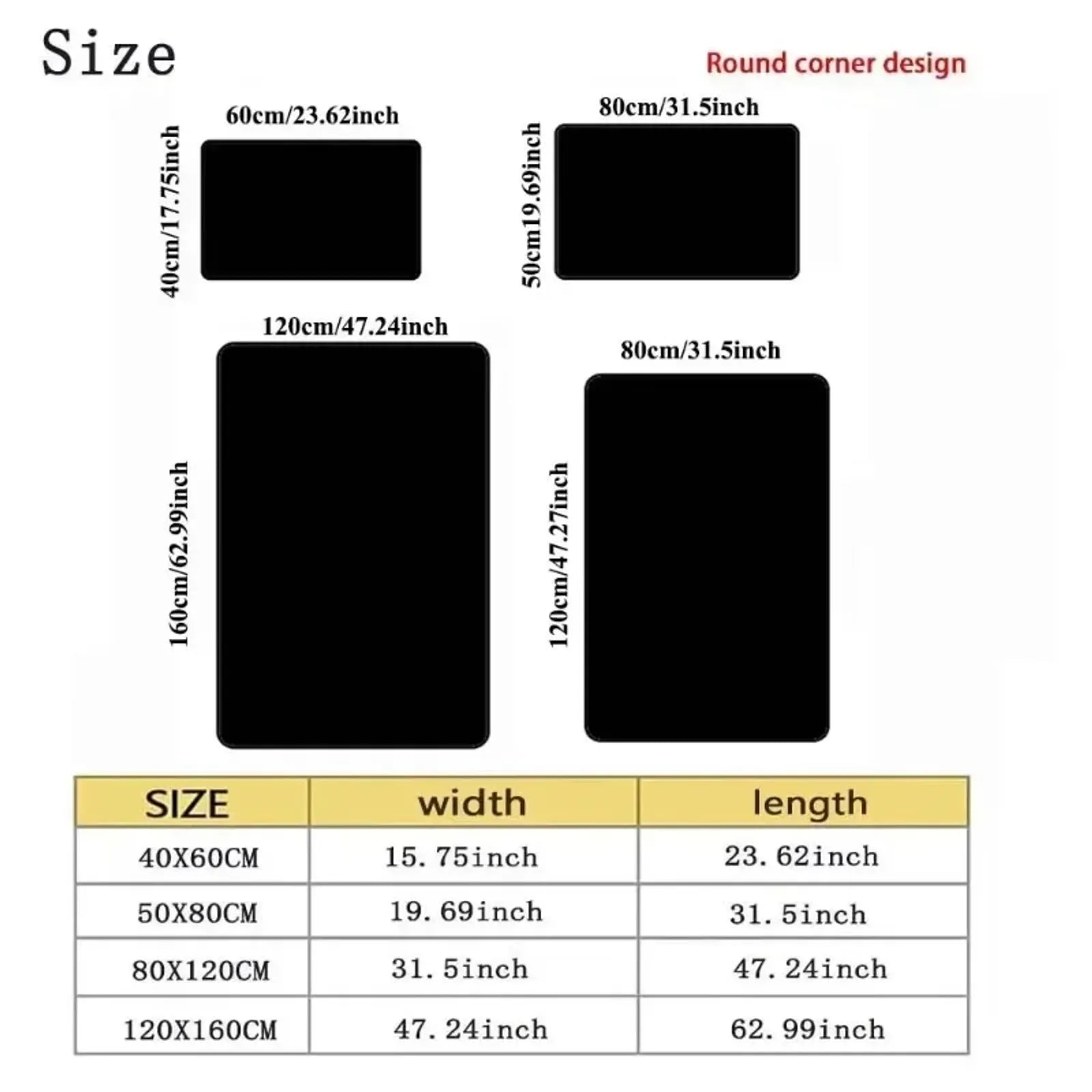 E-Sports Chair Floor Mat for Study Desk and Bedroom