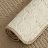 Luxurious Feather Embroidery Quilted Sofa Cover