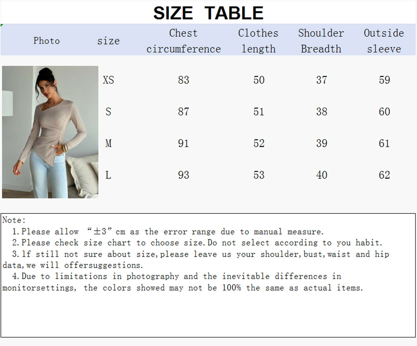 Elegant Solid Color Long Sleeve T-Shirt for Women